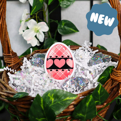 Hearts "Easter Egg" Sticker