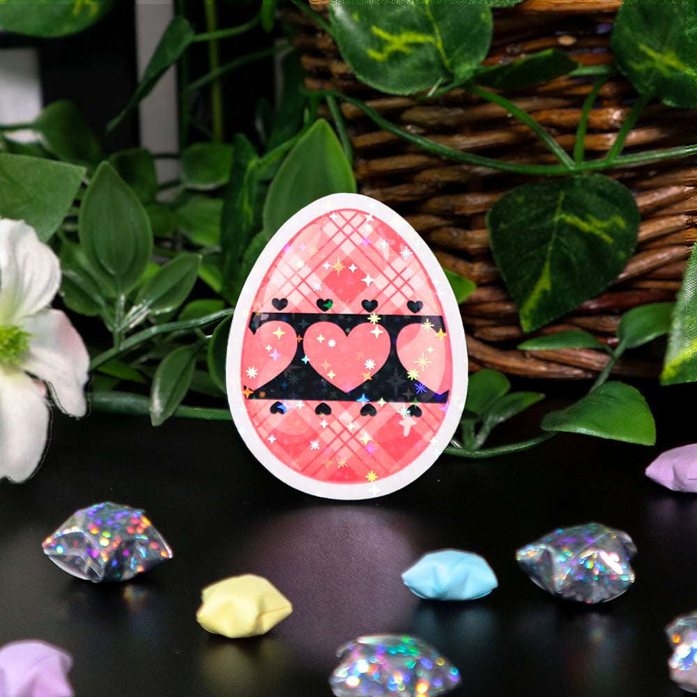 Hearts "Easter Egg" Sticker