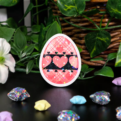 Hearts "Easter Egg" Sticker